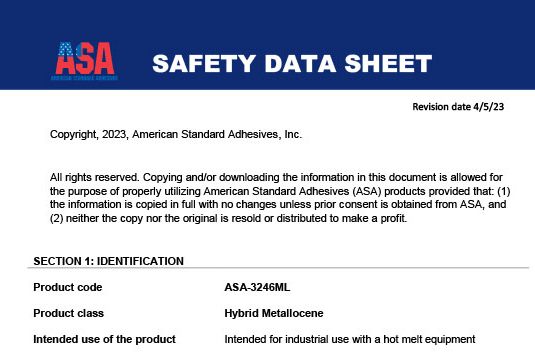 Safety Data Sheet