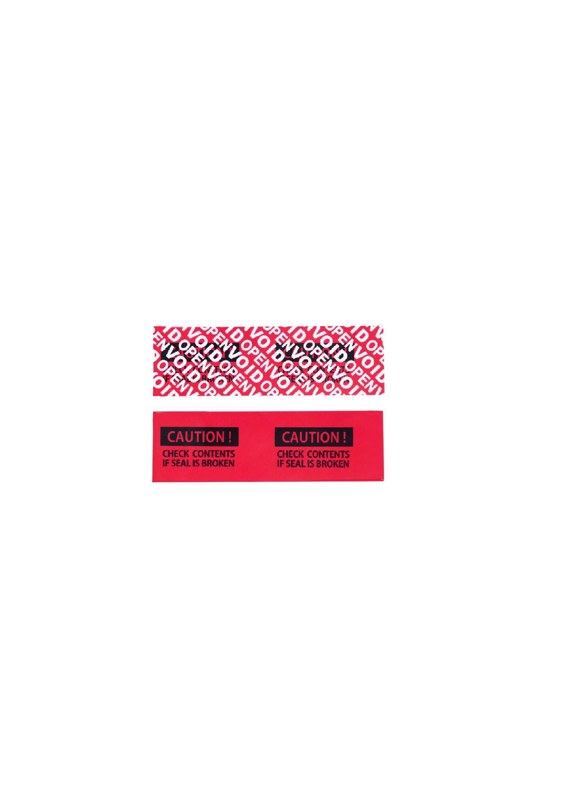 1.18" Security Tape, Red