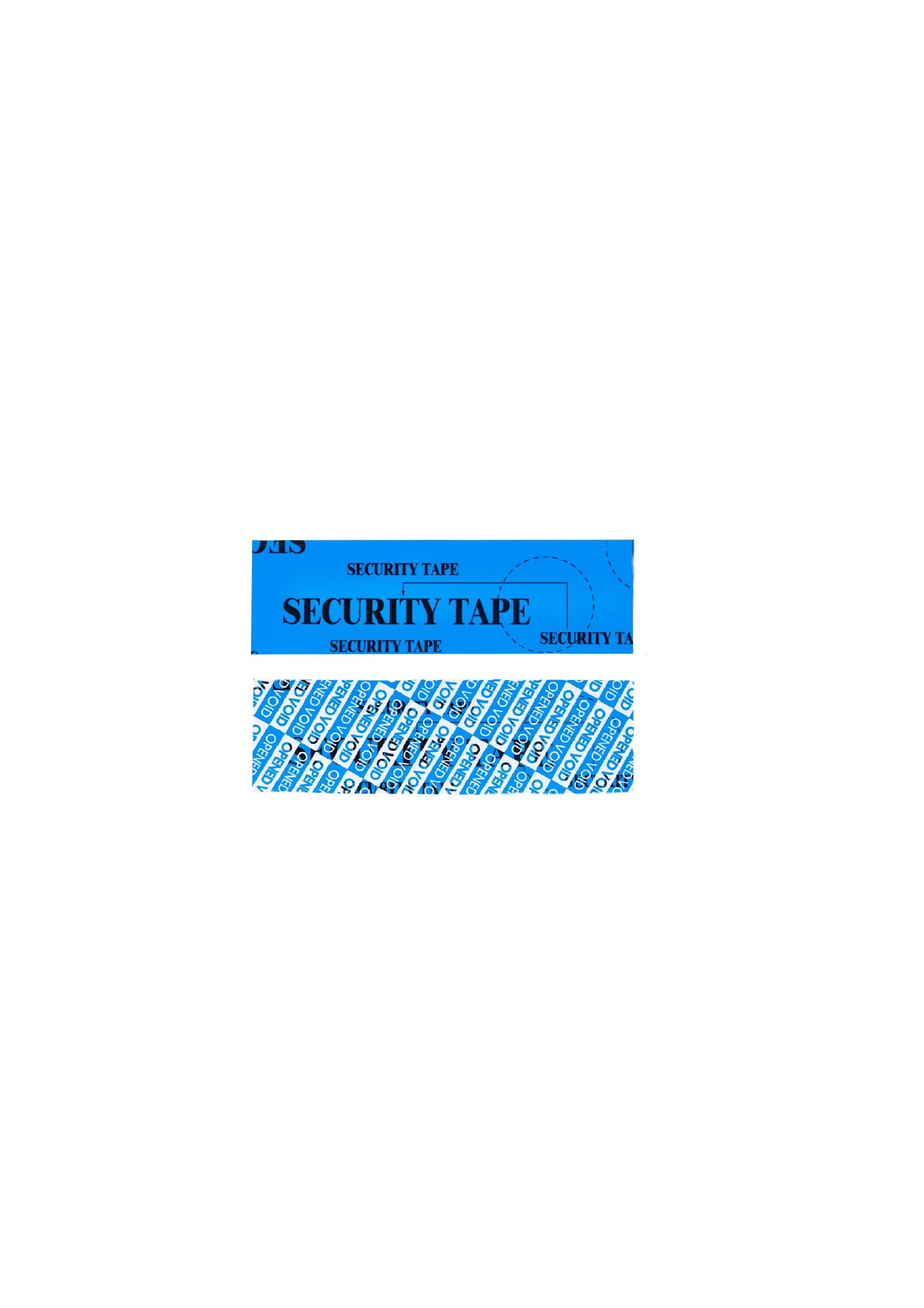 Signature Security Tape, Blue