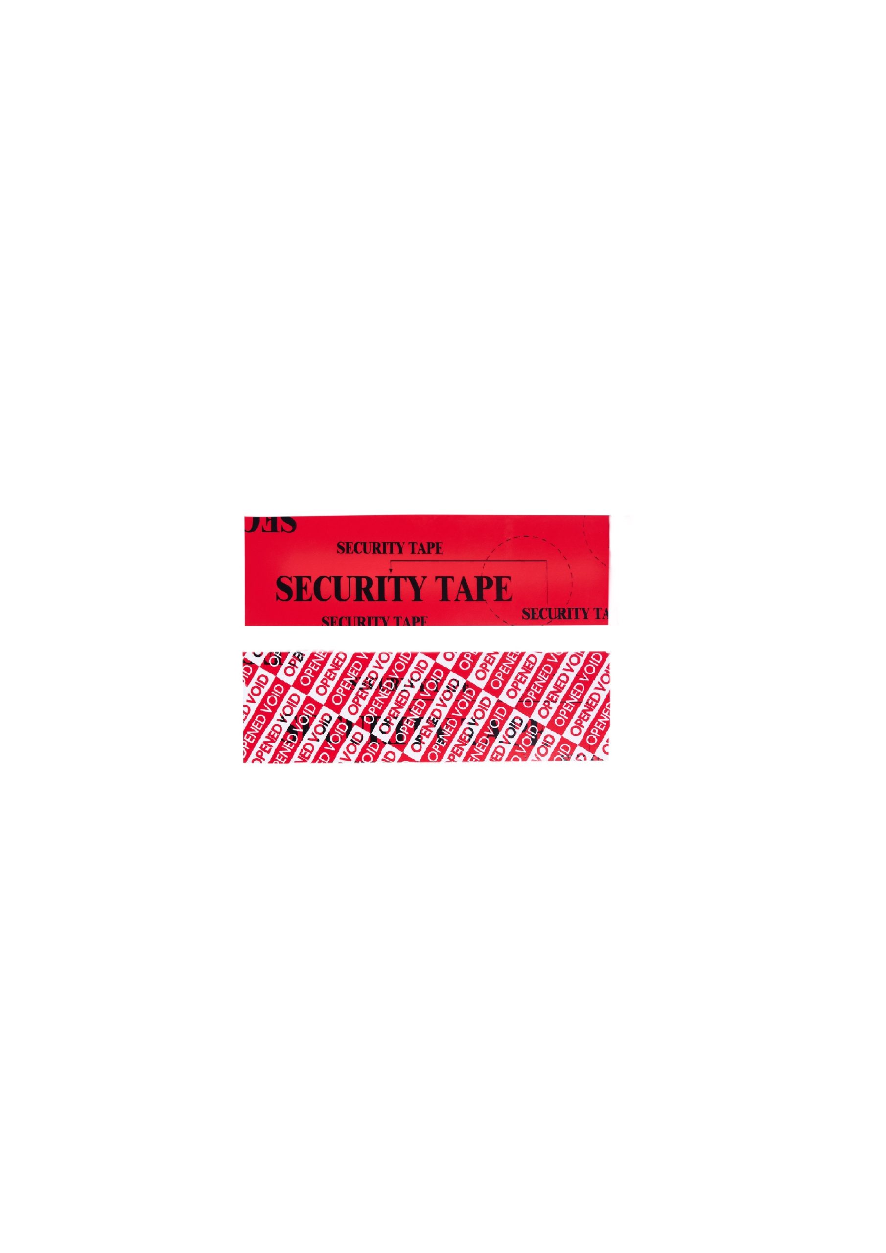 Signature Security Tape, Red