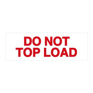 PrePrinted Tape, "DO NOT TOP LOAD" (2" x 2 mil x 110yd)