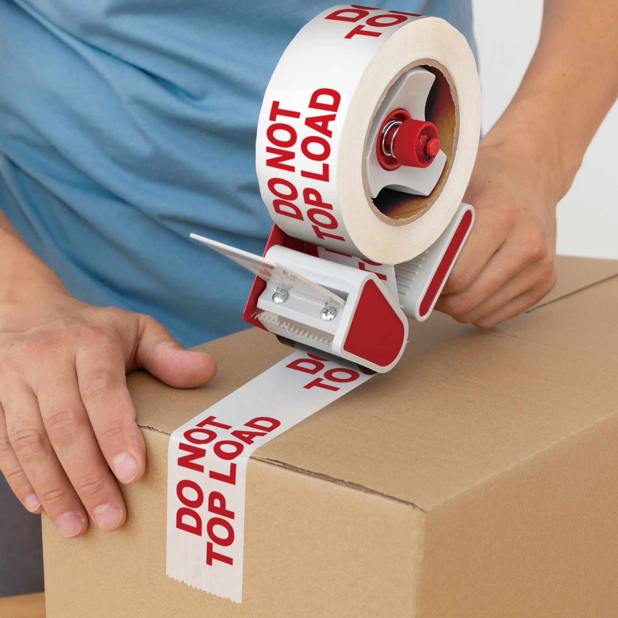 PrePrinted Tape, "DO NOT TOP LOAD" (2" x 2 mil x 110yd)