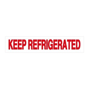 PrePrinted Tape, "KEEP REFRIGERATED" (2" x 2 mil x 110yd)