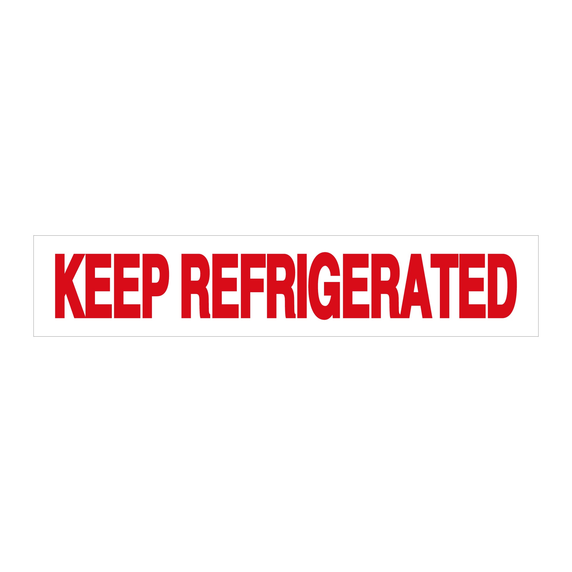 PrePrinted Tape, "KEEP REFRIGERATED" (2" x 2 mil x 110yd)