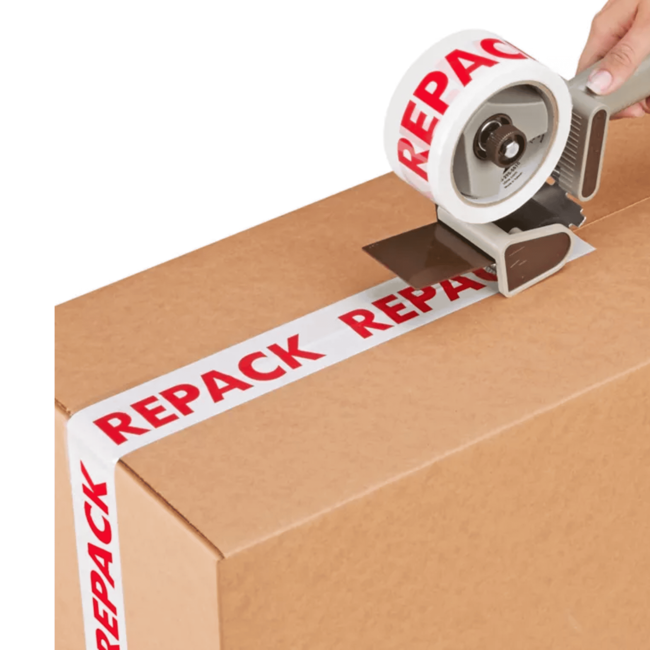 PrePrinted Tape, "REPACK" (2" x 2 mil x 110yd)